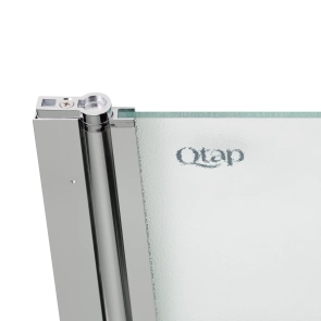 Штора на ванну Qtap Standard CRM407513APL стекло Pear 6 мм, 75х140 см, левая №4