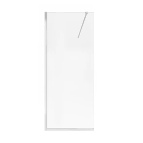 Душова перегородка Qtap Walk-In Standard CRM209.C8 90х200 см, скло Clear 8 мм, покриття CalcLess №1