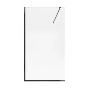 Душевая перегородка Qtap Walk-In Standard BLM201.C8 100х200 см, стекло Clear 8 мм, покрытие CalcLess №7