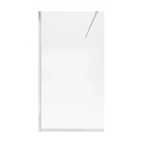 Душова перегородка Qtap Walk-In Standard CRM2011.C8 110х200 см, скло Clear 8 мм, покриття CalcLess №8
