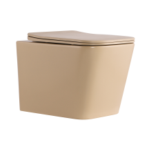 Унітаз підвісний Tern Ultra Quiet 490×365×325 мм, Beige, з сидінням Slim Duroplast / Soft-close / Quick Release QT17332303ASSB Qtap