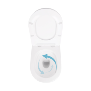Унитаз подвесной Qtap Scorpio безободочный Ultra Quiet с сиденьем Soft-close QT14332380AW №7
