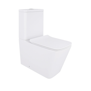 Унитаз-компакт Qtap Crow Eco безобедочный с сиденьем Soft-close QTCRO27W48750 №1