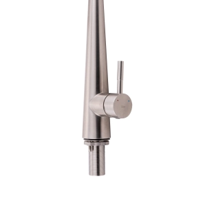 Змішувач для кухні Qtap Evicka з висувним виливом QTEVI91103UN Brushed Nickel PVD №4