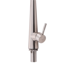 Змішувач для кухні Qtap Evicka з висувним виливом QTEVI91103UN Brushed Nickel PVD №5