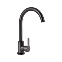 Смеситель для кухни U-образный Brinex Pure 015F U-образный Graphite BRIPUR015FGRP