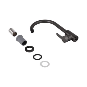 Смеситель для кухни U-образный Brinex Pure 015F U-образный Graphite BRIPUR015FGRP №5