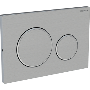 Кнопка зливу Sigma 20 (115.889.sn.1) сталевий мат, Geberit №1