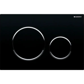 Кнопка слива Sigma 20 (115.882.KM.1) черный, Geberit №1