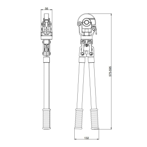 Инструмент для пресс-фитинга Thermo Alliance d16-32 ручной с поворотным механизмом STD-403 №3