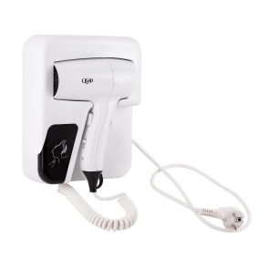 Фен с держателем Qtap Pohodli 1200 Вт QTF1200RNP White (Pobut) №1
