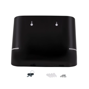Тримач для паперових рушників Qtap Pohodli 300 мм QTDR600BP Black (Pobut) №6