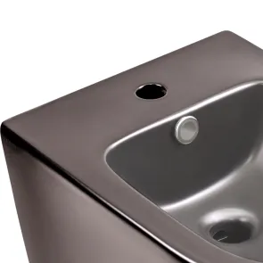 Комплект Qtap Scorpio Matt Black 2 в 1: подвесной унитаз Ultra Quiet QT14332380AMB + биде подвесное QT1455053FMB №7