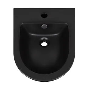 Комплект Qtap Robin Matt Black 2 в 1: подвесной унитаз Ultra Quiet QT13332381АSMB + биде подвесное QT1355046FMB №7