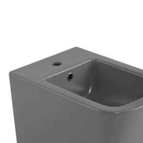 Комплект Qtap Tern Stone grey 3 в 1: подвесной унитаз Ultra Quiet + биде подвесное + накладная раковина QTTERSG49162 №7