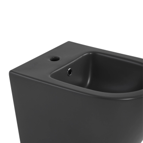 Комплект Qtap Robin Anthracite 3 в 1: подвесной унитаз Ultra Quiet + биде подвесное + накладная раковина QTROBAN49157 №7