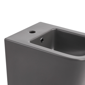 Комплект Qtap Tern Anthracite 3 в 1: подвесной унитаз Ultra Quiet + биде подвесное + накладная раковина QTROBAN49157 №7