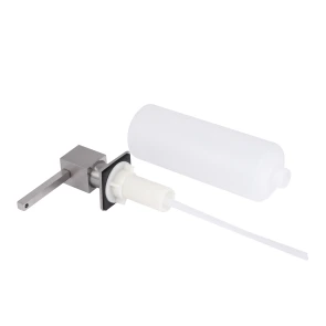 Дозатор для моющего средства Lidz LK117 квадратный Brushed Steel (LDLK117BRU46399) №3
