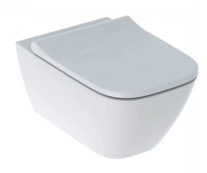 Унітаз підвісний з кришкою Smyle Square Rimfree 500.683.00.2 Geberit №1