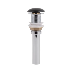 Донный клапан для раковины Qtap PU03 225х70х70 Matt black №1