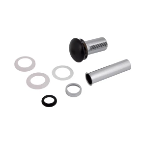 Донный клапан для раковины Qtap PU03 225х70х70 Matt black №4