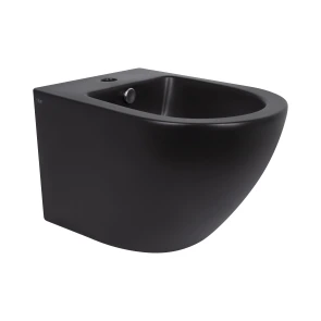 Биде подвесное Qtap Robin 495х370х325 Matt black QT1355046FMB №1
