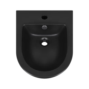 Биде подвесное Qtap Robin 495х370х325 Matt black QT1355046FMB №6