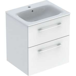 Шкафчик с умывальником 60 Selnova Square Slim rim 501.236.00.1 Geberit №1