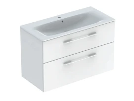 Шафка з умивальником 100 Selnova Square Slim rim 501.244.00.1 Geberit