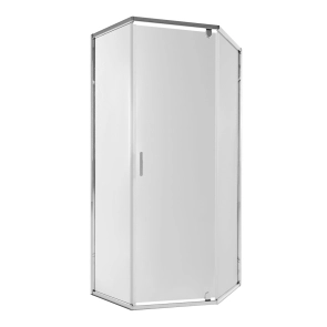 Душова кабіна Qtap Scorpio CRM10115-AC6 100x100 см, скло Clear 6 мм, покриття CalcLess, без піддона №1