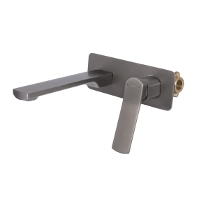 Змішувач для раковини Qtap Slavonice прихованого монтажу QTSLA273GMB45920 Gunmetal Black PVD №3
