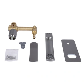 Змішувач для раковини Qtap Slavonice прихованого монтажу QTSLA273GMB45920 Gunmetal Black PVD №7