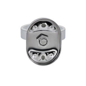 Склянка з тримачем Lidz Oreo 0401 настінний (матове скло) LDORE0401CRM22163 Chrome №3