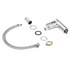 Змішувач латунний для біде Lidz Astra 001AF (k35) LDAST001AFCRM48089 Chrome №5