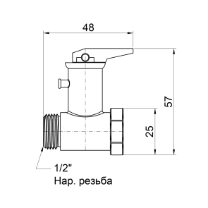 Обратный клапан Thermo Alliance Standart 1/2" SD24315R №2