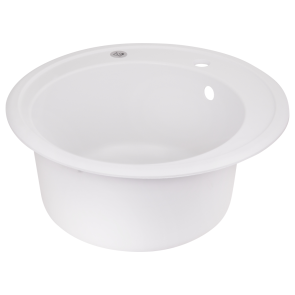 Кухонна мийка Lidz D510/200 WHI-01 (LIDZWHI01D510200) №4