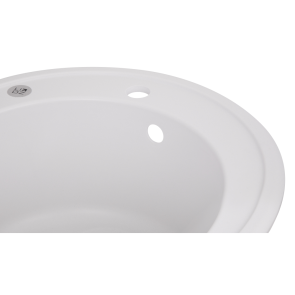 Кухонна мийка Lidz D510/200 WHI-01 (LIDZWHI01D510200) №5