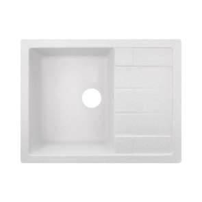 Кухонная мойка Lidz 650x500/200 WHI-01 (LIDZWHI01650500200) №1