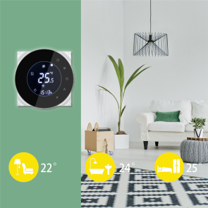 Провідний тижневий термостат с WiFi BHT-6000-GALW №2