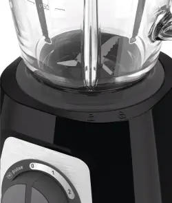 Блендер Tefal стаціонарний Blendforce 800Вт, чаша-1750мл, скло, чорний №5