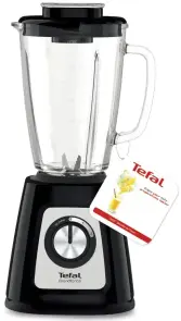 Блендер Tefal стаціонарний Blendforce 800Вт, чаша-1750мл, скло, чорний №6