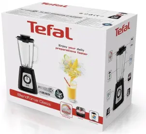 Блендер Tefal стаціонарний Blendforce 800Вт, чаша-1750мл, скло, чорний №8