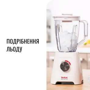Блендер Tefal стационарный Blendforce 600Вт, чаша-1250мл, белый №3