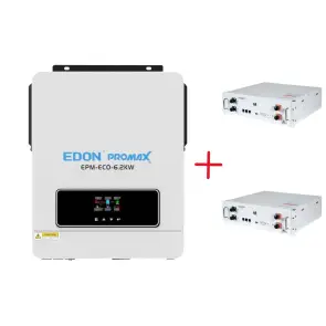 Комплект Инвертор+2 Аккумулятора:EDON EPM-MAX-10,2KW+LiFePo4 Sunwoda Atrix-5 №1