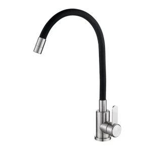 Гибкий смеситель для кухни VALESO KT 90 Black №1