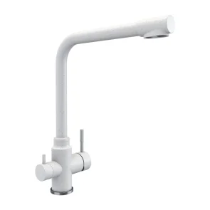Змішувач під фільтр Platinum KT 8201 (8626) Білий в крапку №1