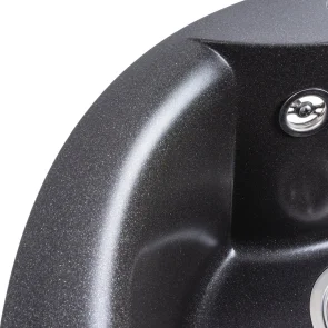 Гранитная кухонная мойка VALESO TURAS 480 matte Morion №5