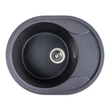 Гранитная кухонная мойка VALESO 5847 ONYX матовый Morion