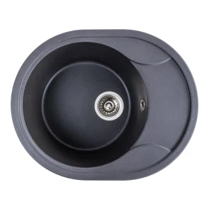 Гранитная кухонная мойка VALESO 5847 ONYX матовый Morion №1