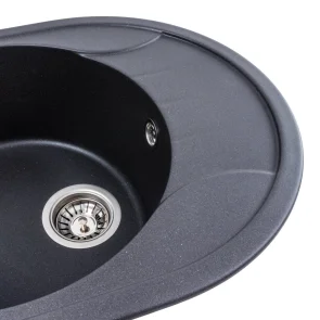 Гранитная кухонная мойка VALESO 5847 ONYX матовый Morion №3